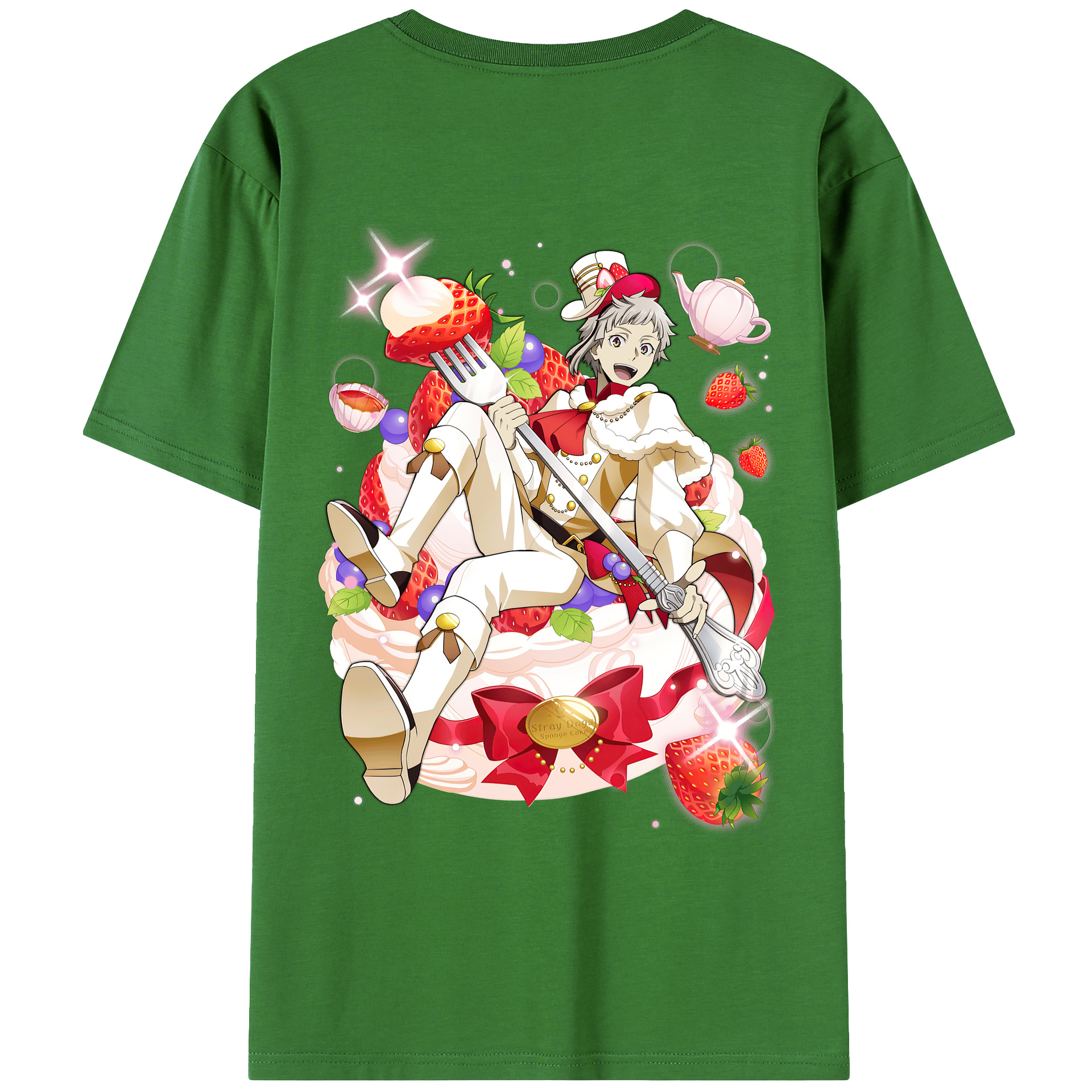 （画像用） 文豪ストレイドッグス Bungo Stray Dogs レディース半袖Tシャツ(バックプリント)